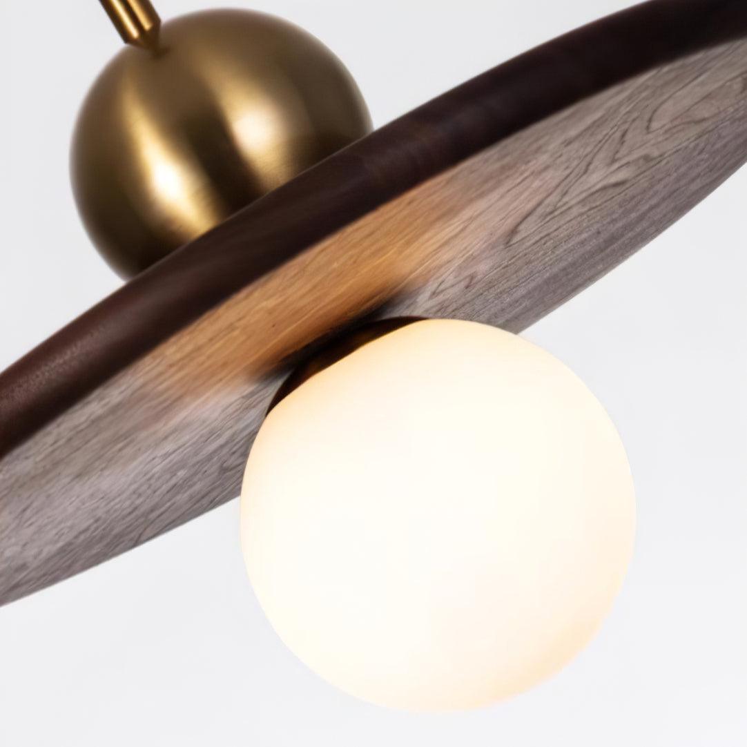Suspension Aiguière en verre et noyer – vue 14