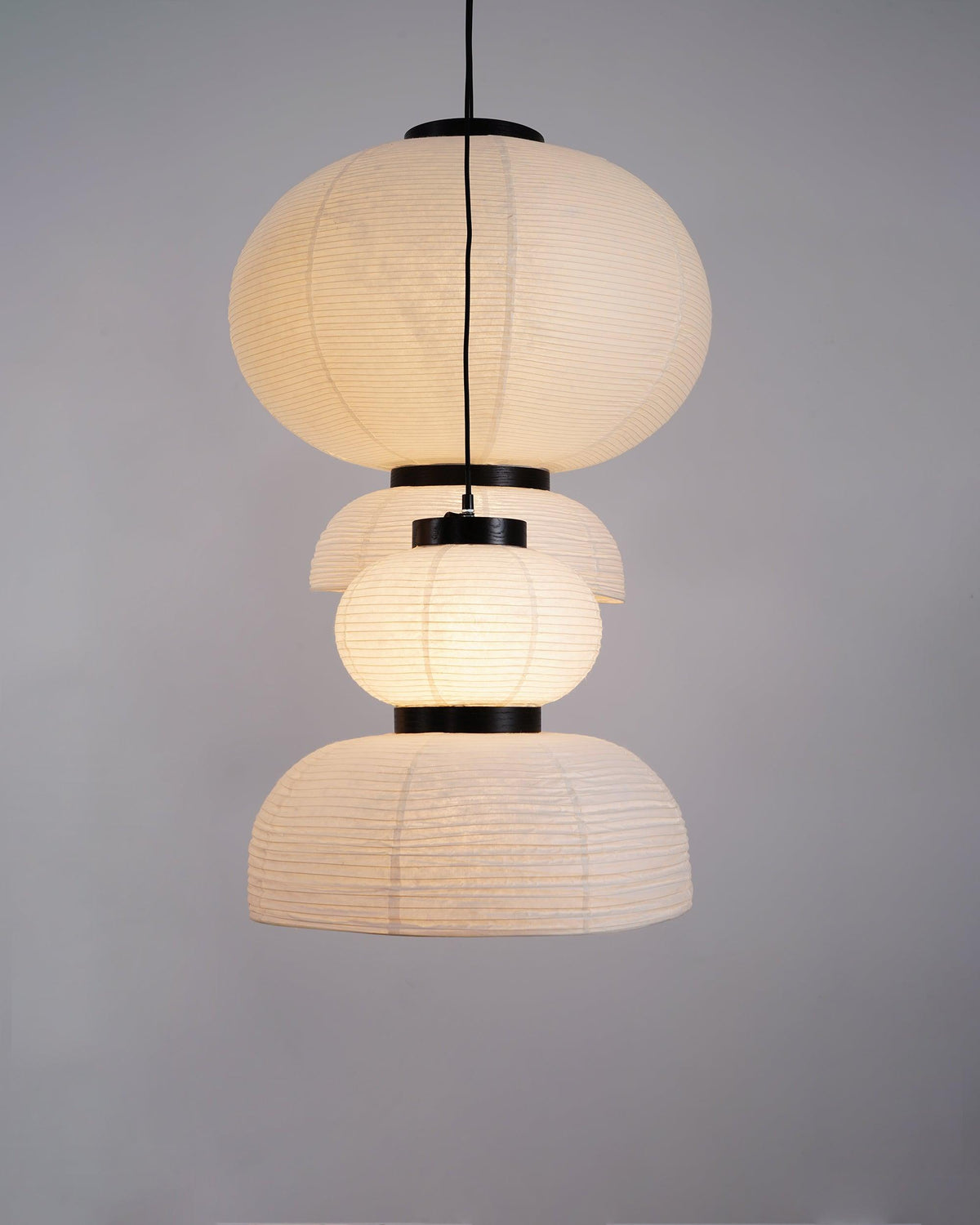 Suspension Rocaille en papier et chêne – vue 53