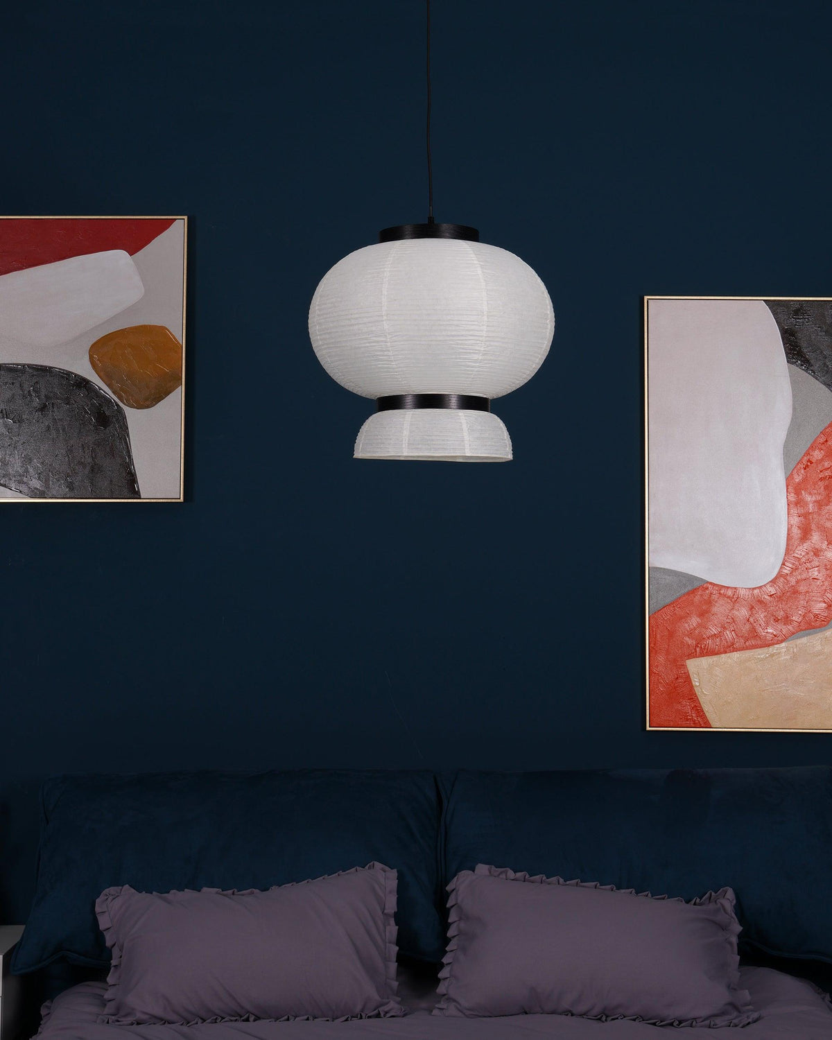 Suspension Rocaille en papier et chêne – vue 35
