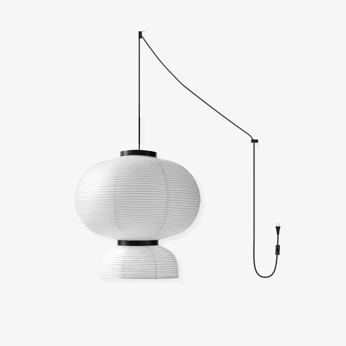 Suspension Rocaille en papier et chêne – vue 73