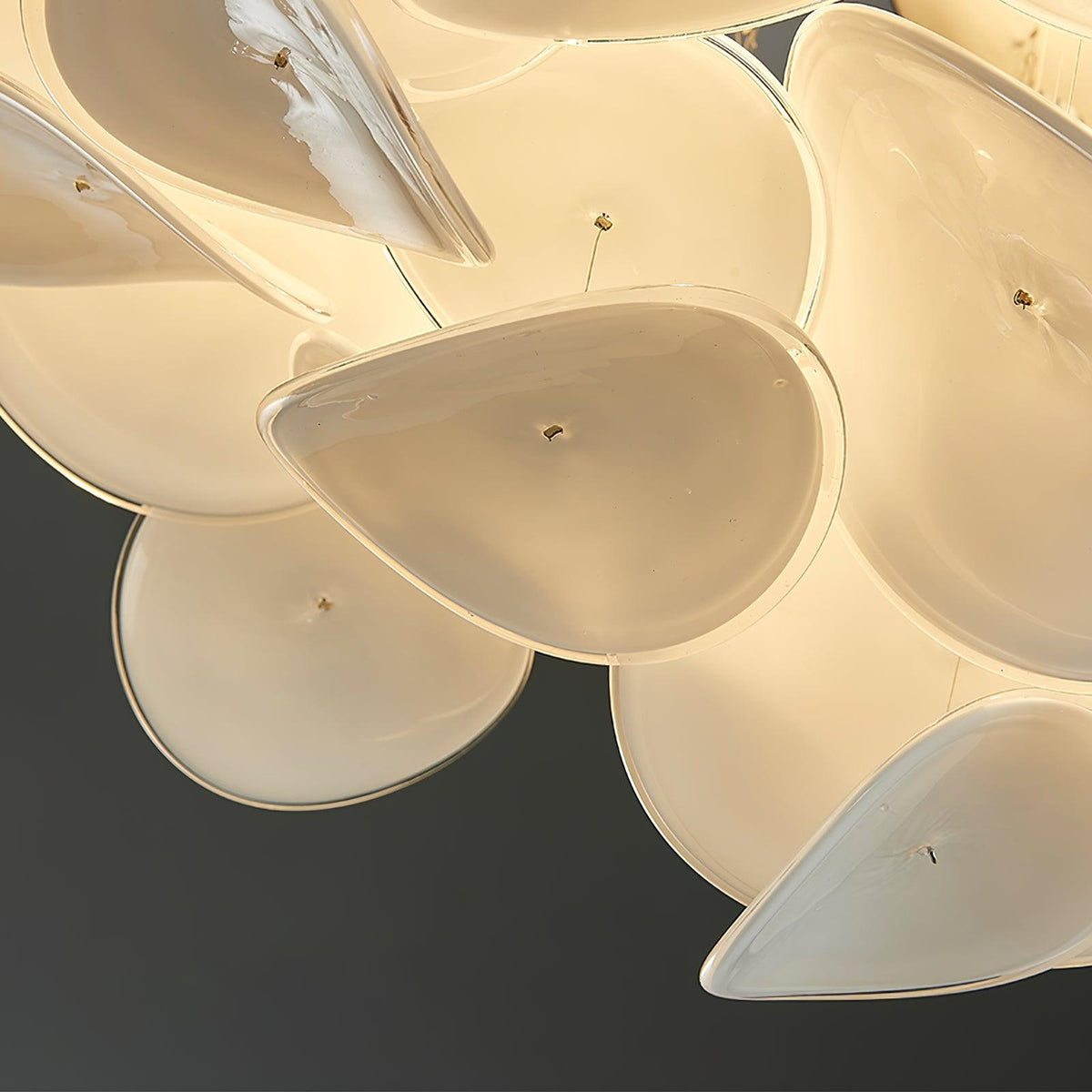 Plafonnier Colette en verre et métal – vue 2