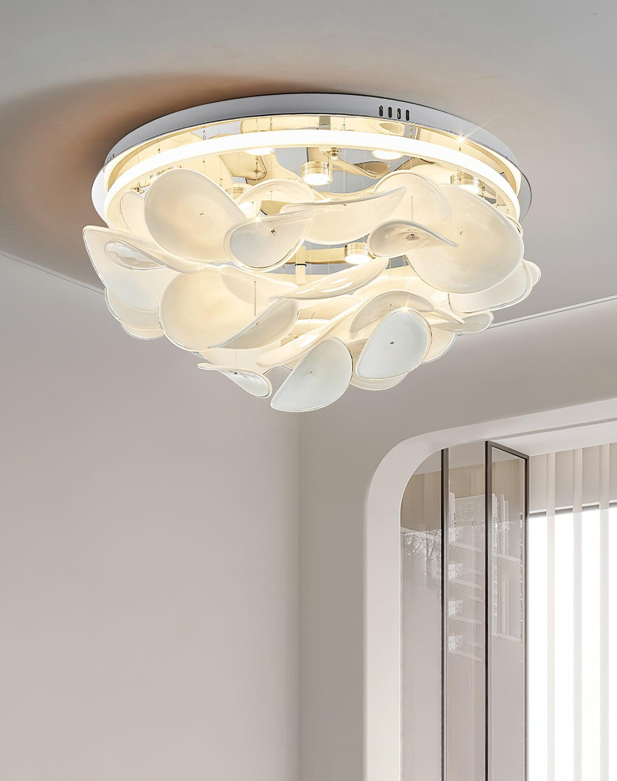 Plafonnier Colette en verre et métal – vue 12