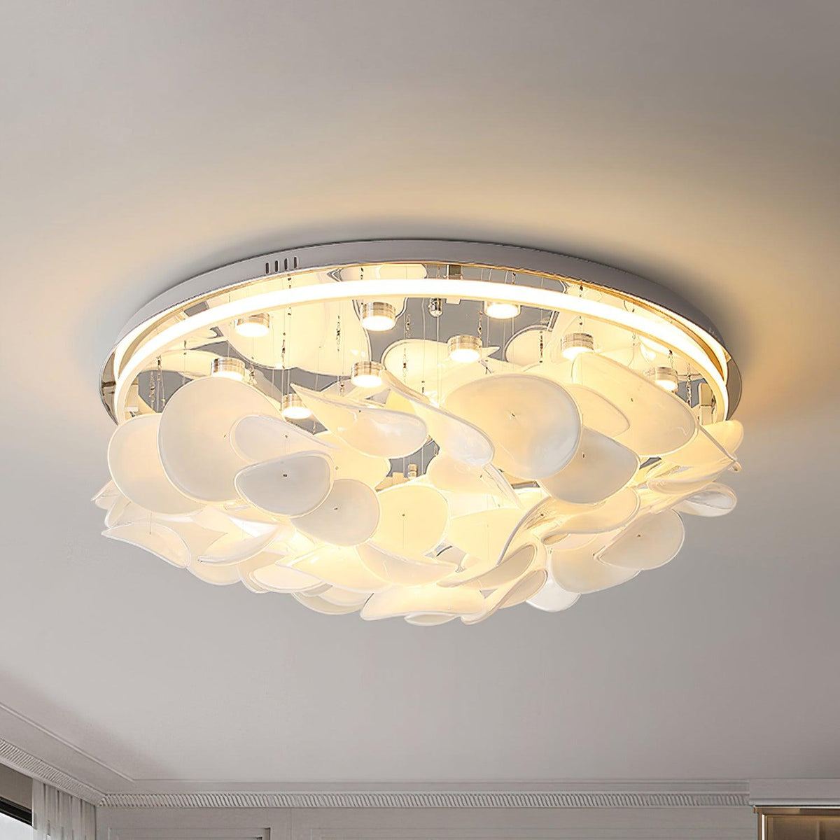 Plafonnier Colette en verre et métal – vue 13