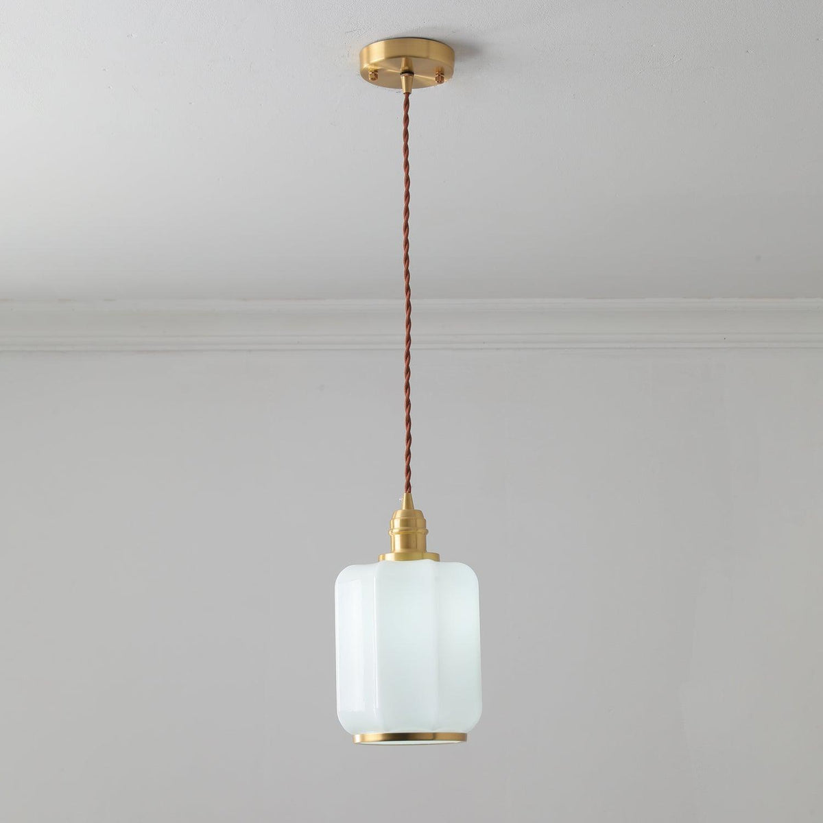 Suspension Délice en laiton et verre – vue 17