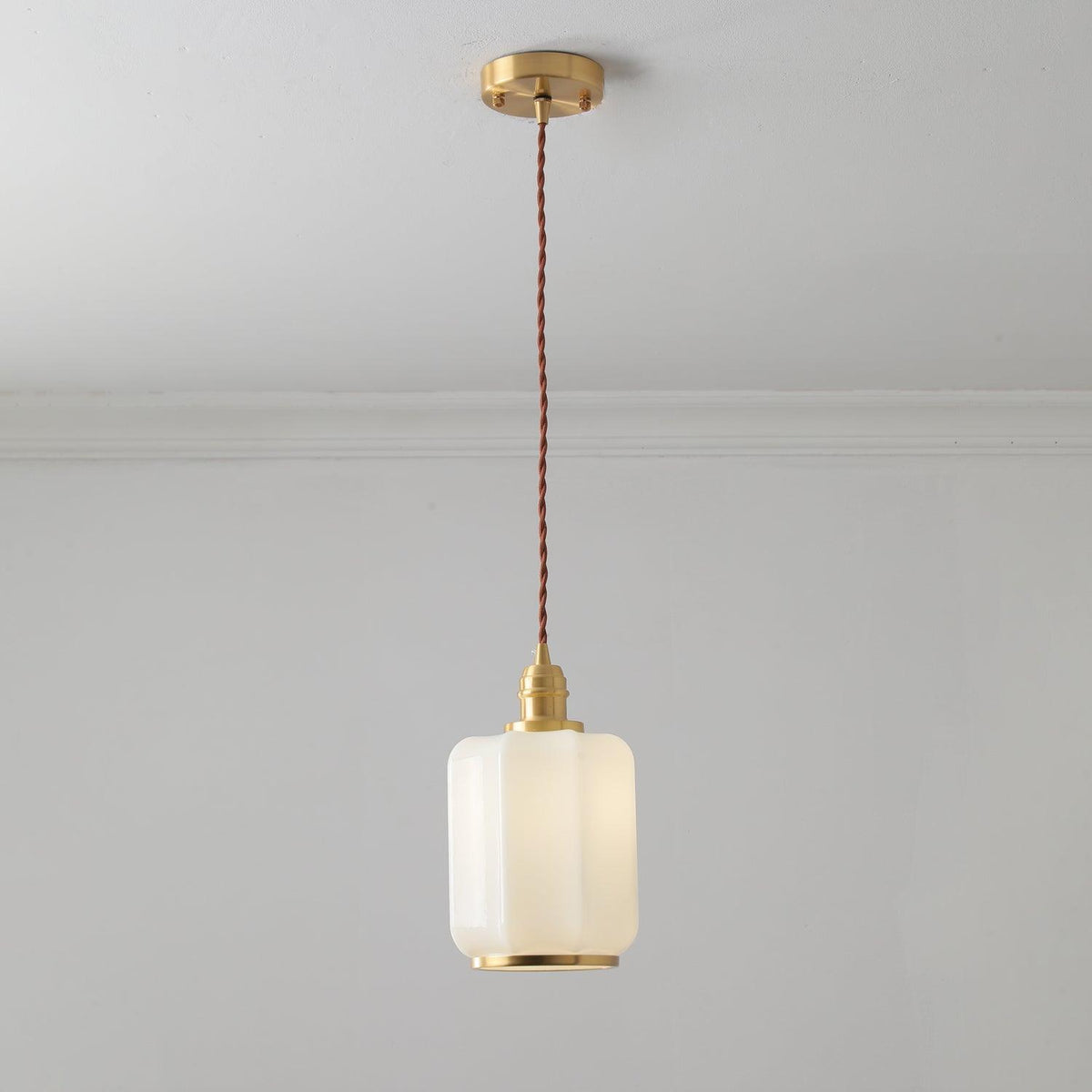 Suspension Délice en laiton et verre – vue 16