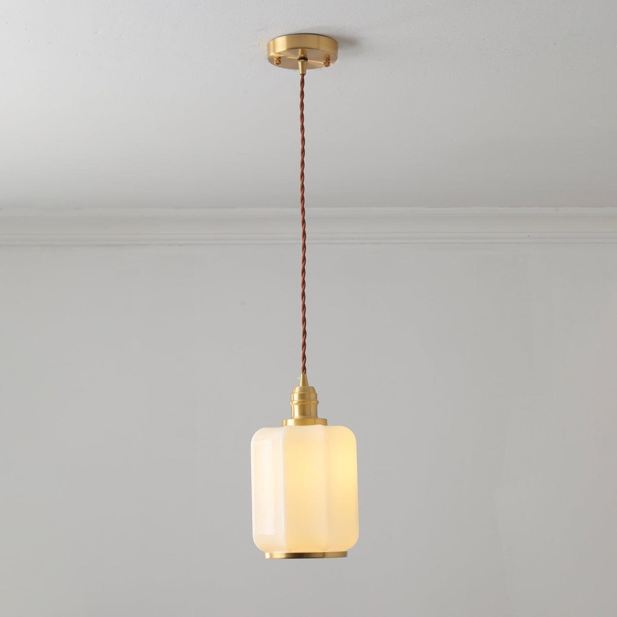 Suspension Délice en laiton et verre – vue 15