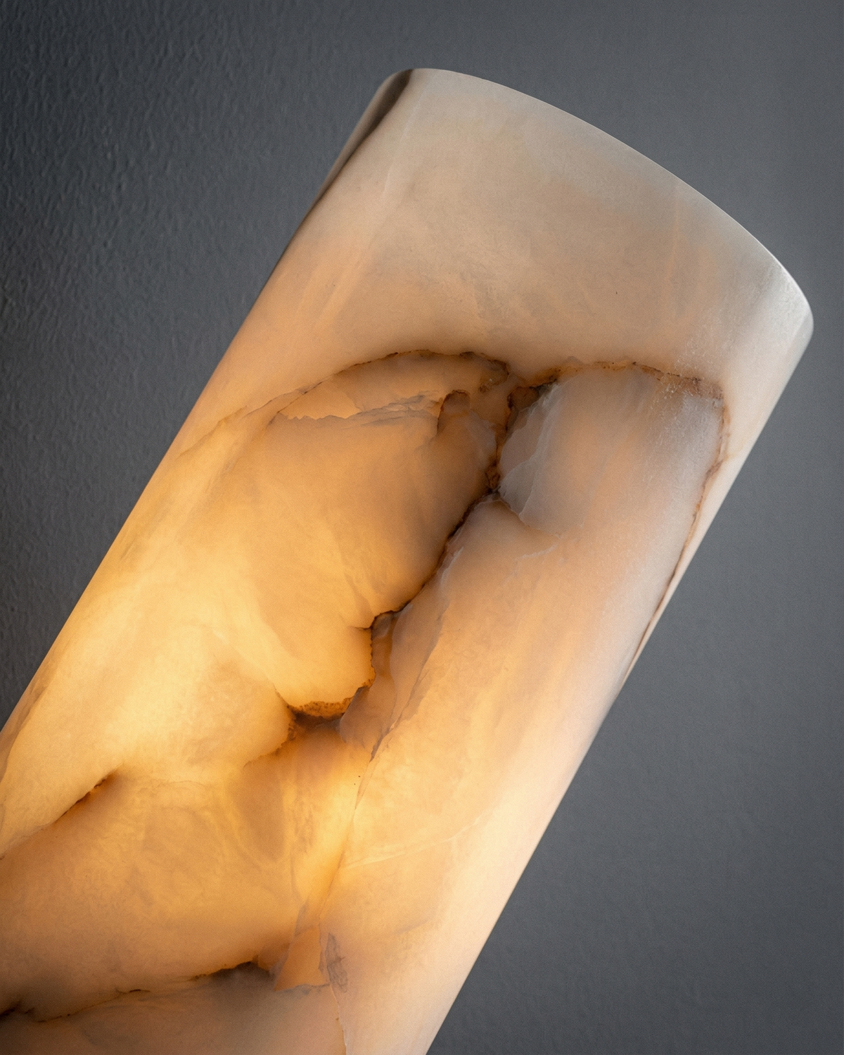 Applique Murale Onyx en albâtre et laiton – vue 6