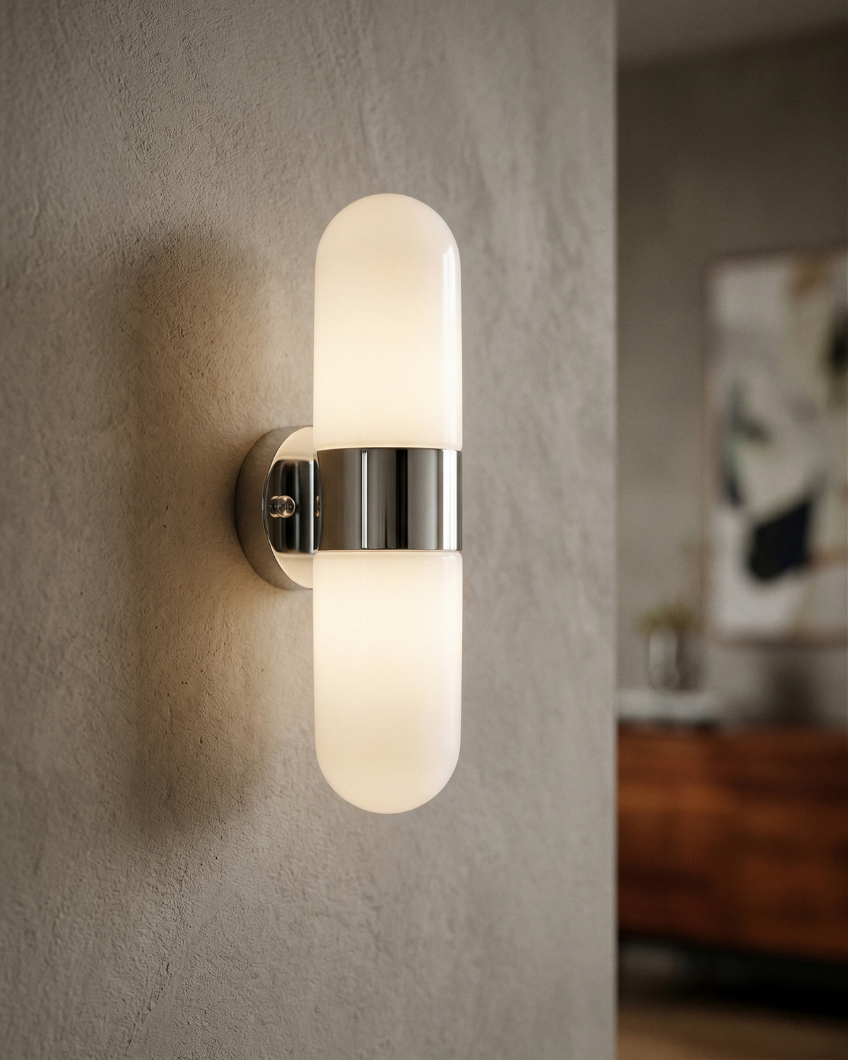 Applique Murale Capsule en verre opalin – vue 14