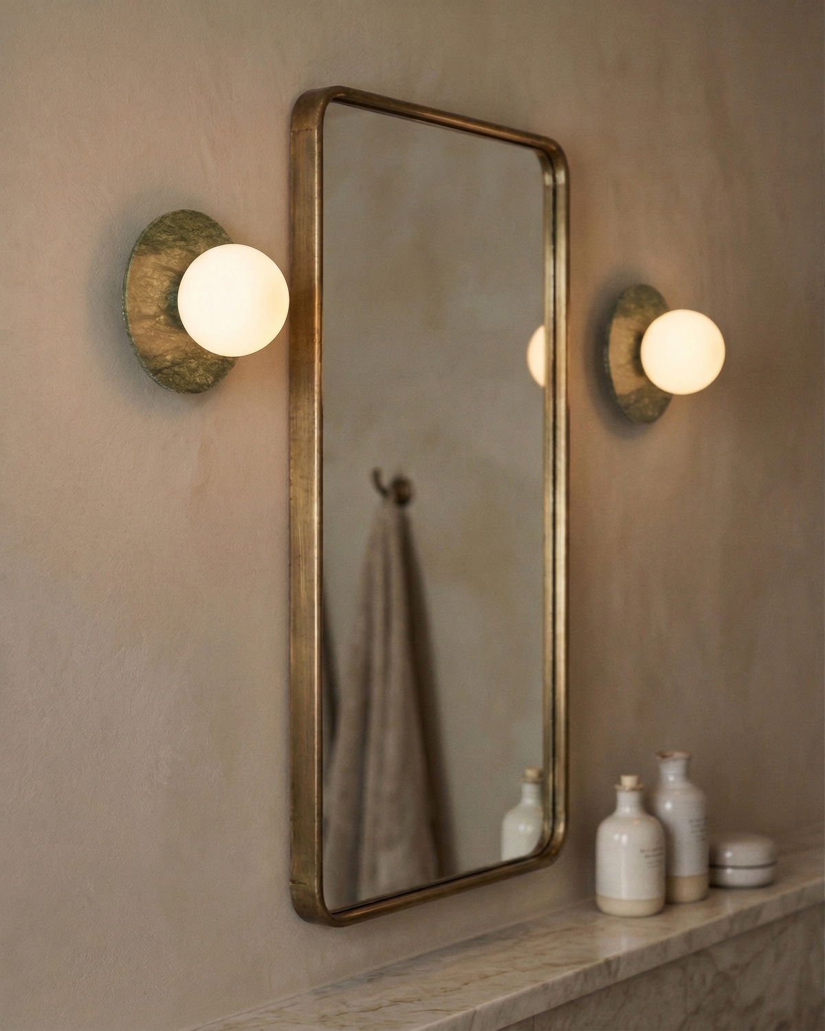 Applique Murale Jade en marbre, photo 4
