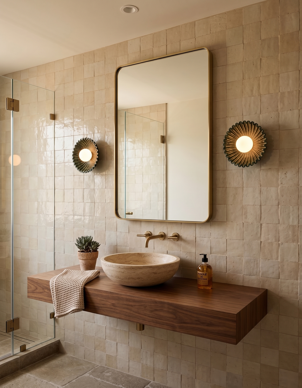 Applique Murale Pétale en céramique – vue 2