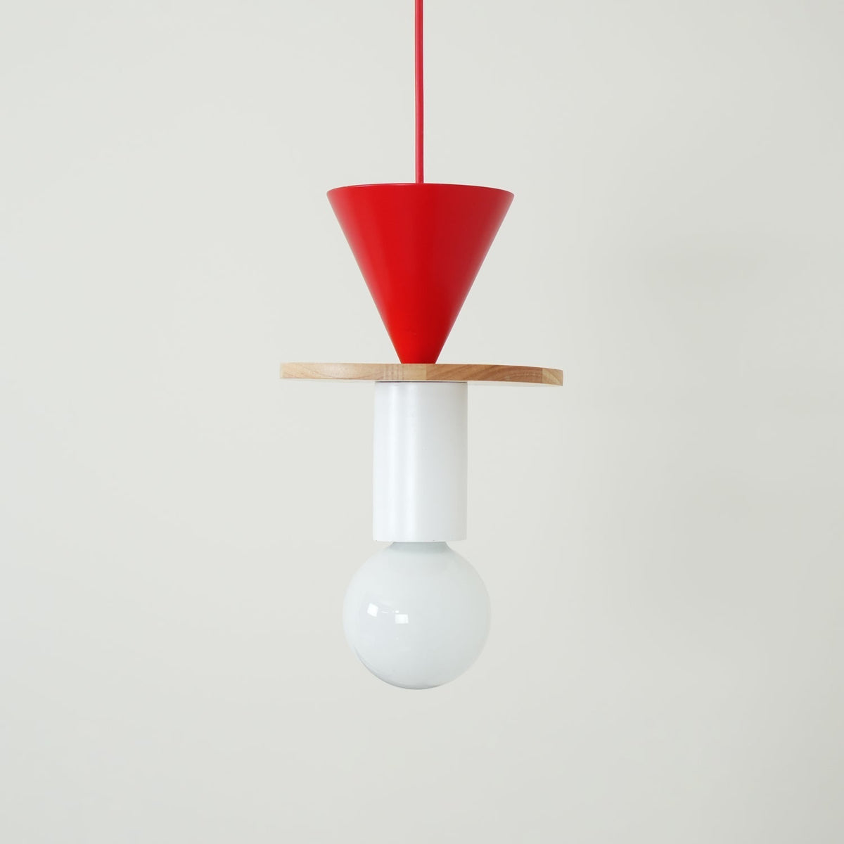 Suspension Kaléidoscope en bois et verre – vue 131