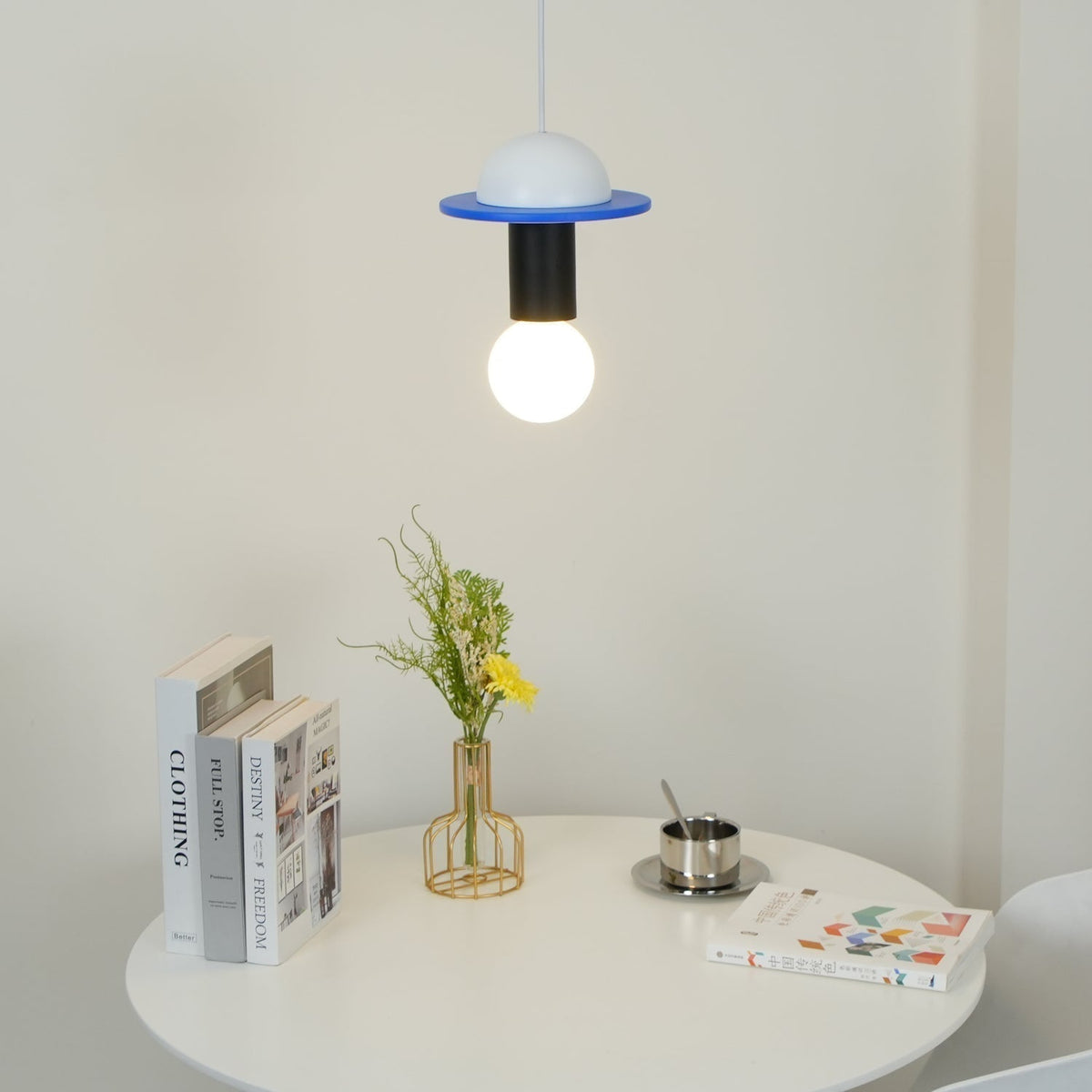 Suspension Kaléidoscope en bois et verre – vue 8