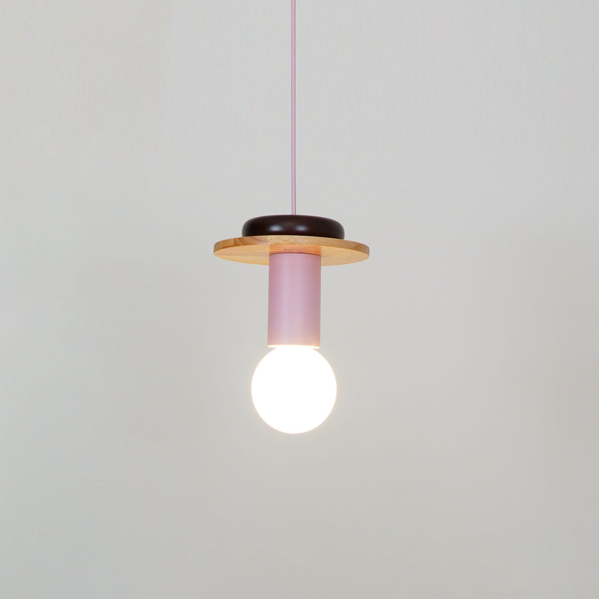 Suspension Kaléidoscope en bois et verre – vue 22