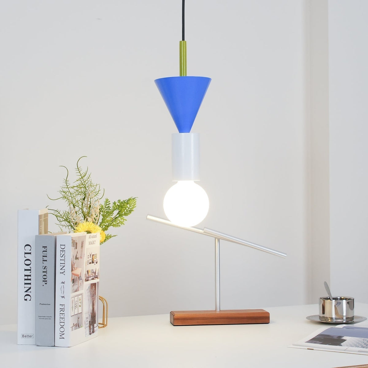Suspension Kaléidoscope en bois et verre – vue 33