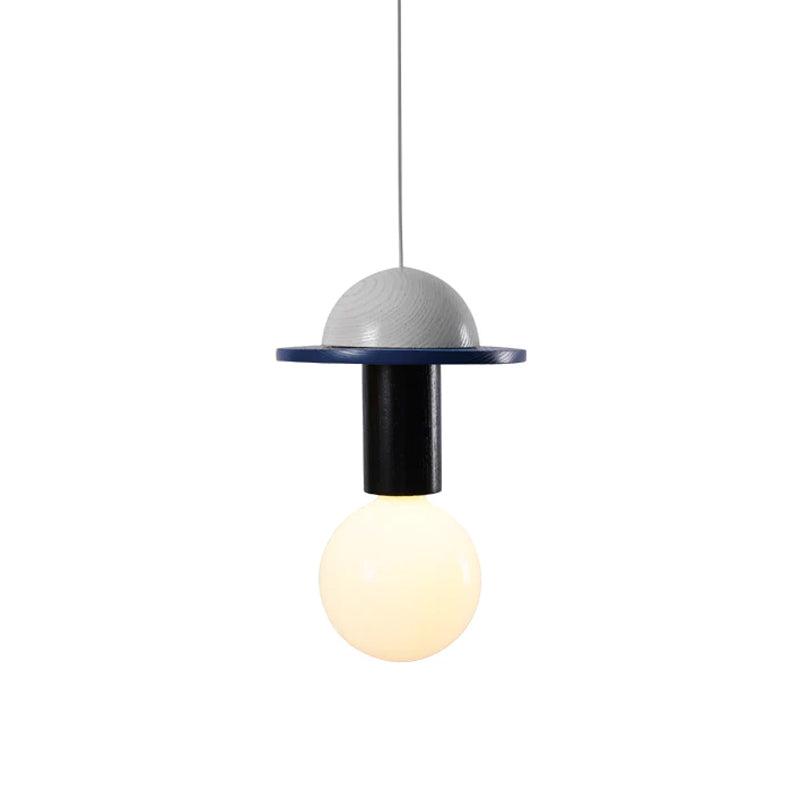 Suspension Kaléidoscope en bois et verre – vue 129