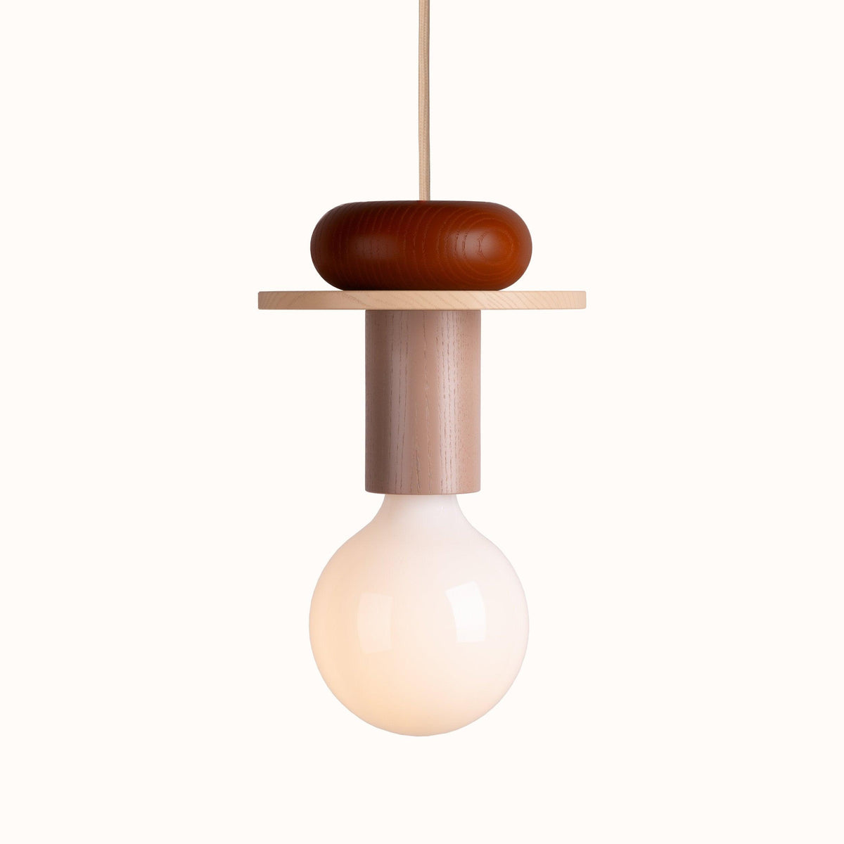 Suspension Kaléidoscope en bois et verre – vue 107
