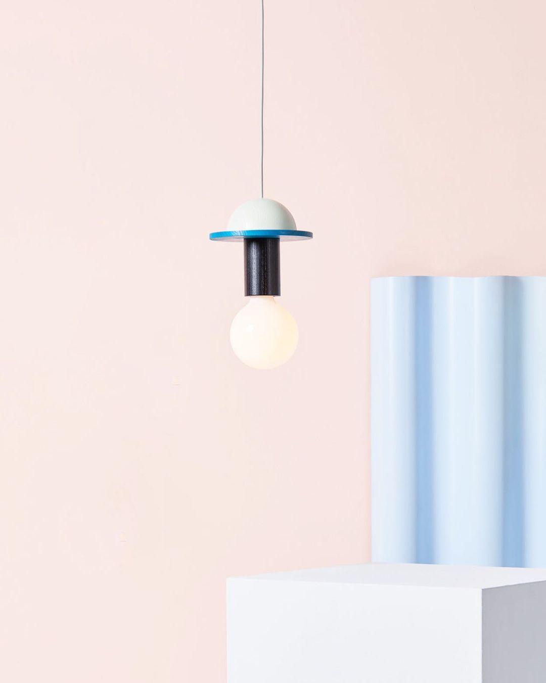 Suspension Kaléidoscope en bois et verre – vue 79