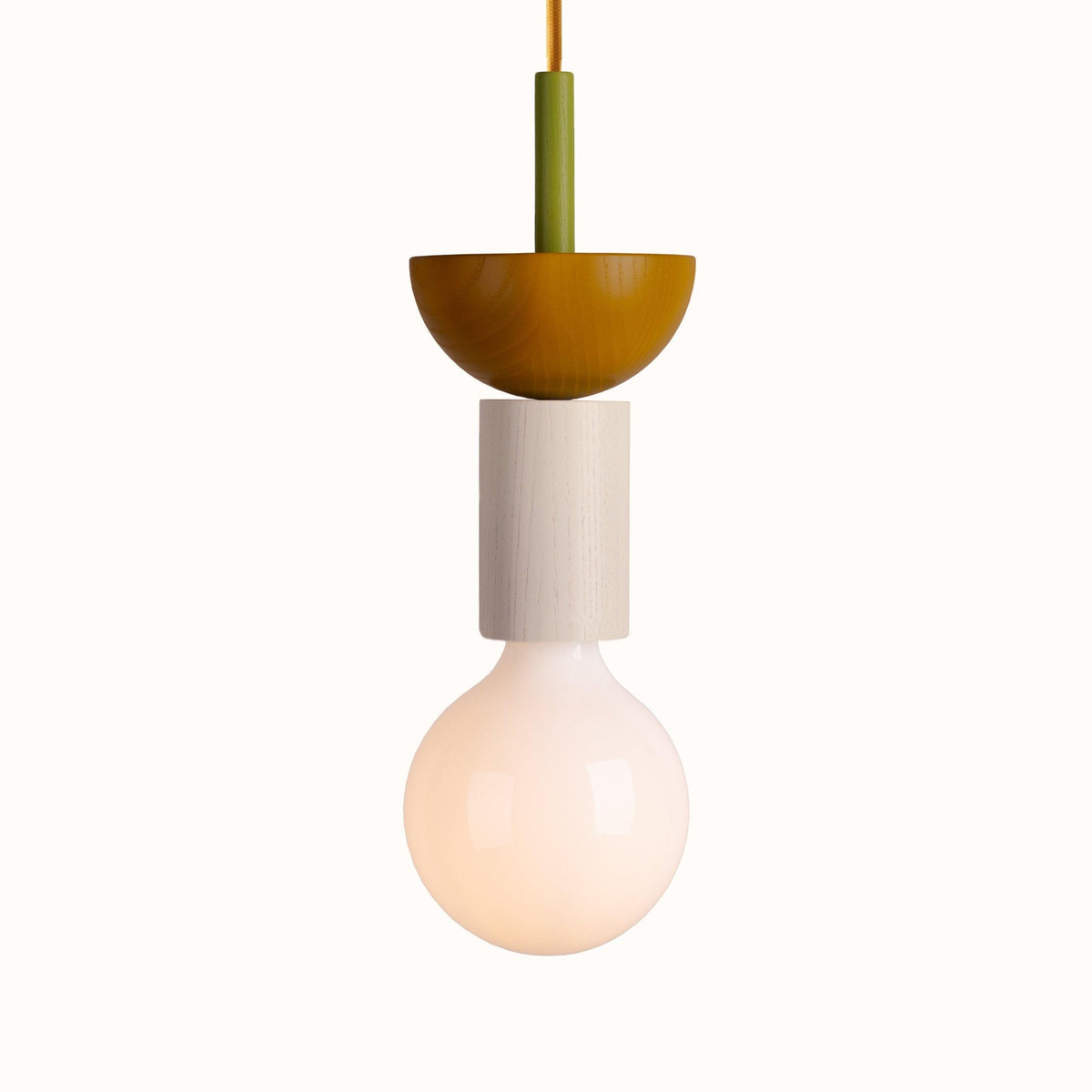 Suspension Kaléidoscope en bois et verre – vue 120