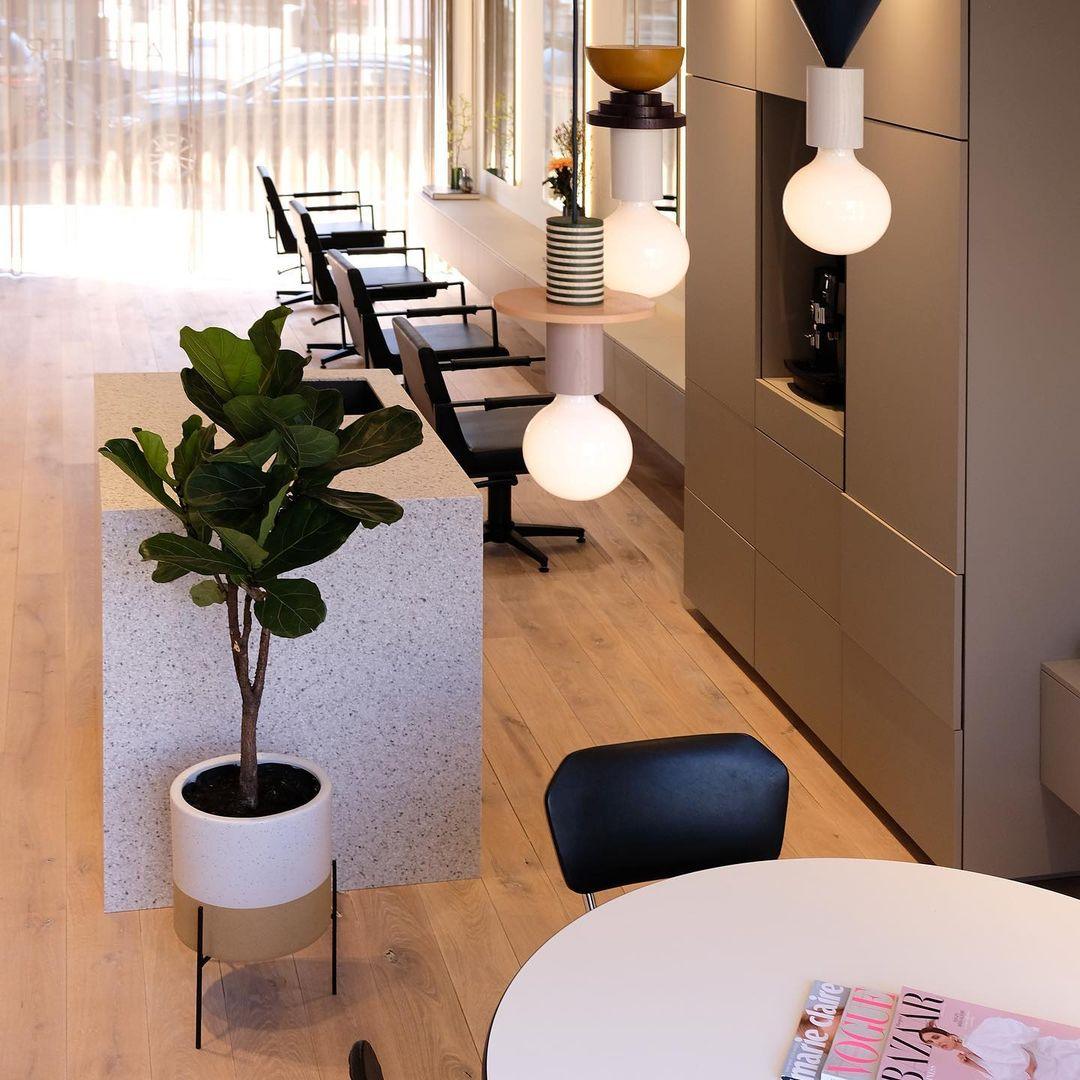Suspension Kaléidoscope en bois et verre – vue 82