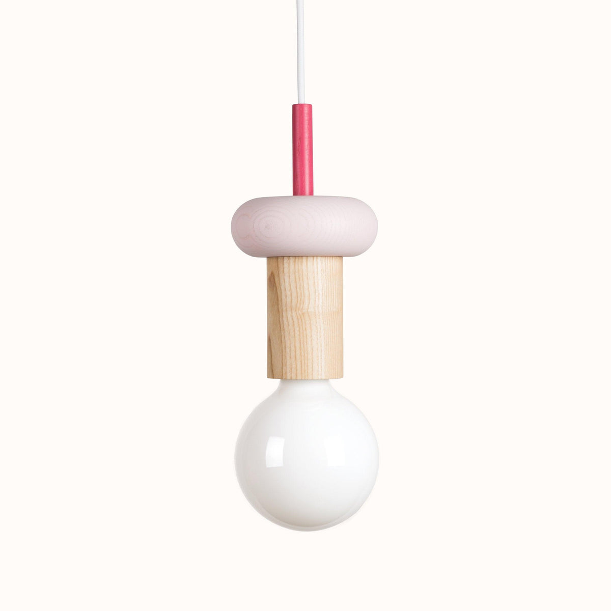 Suspension Kaléidoscope en bois et verre – vue 125