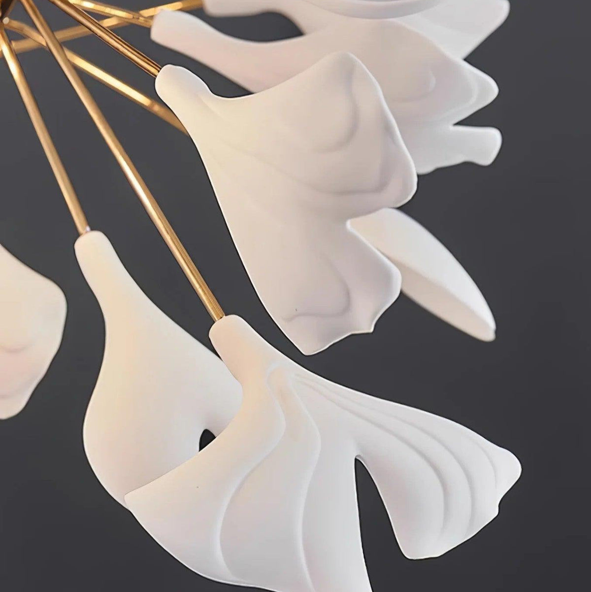 Lustre Cantilène en céramique et métal – vue 11