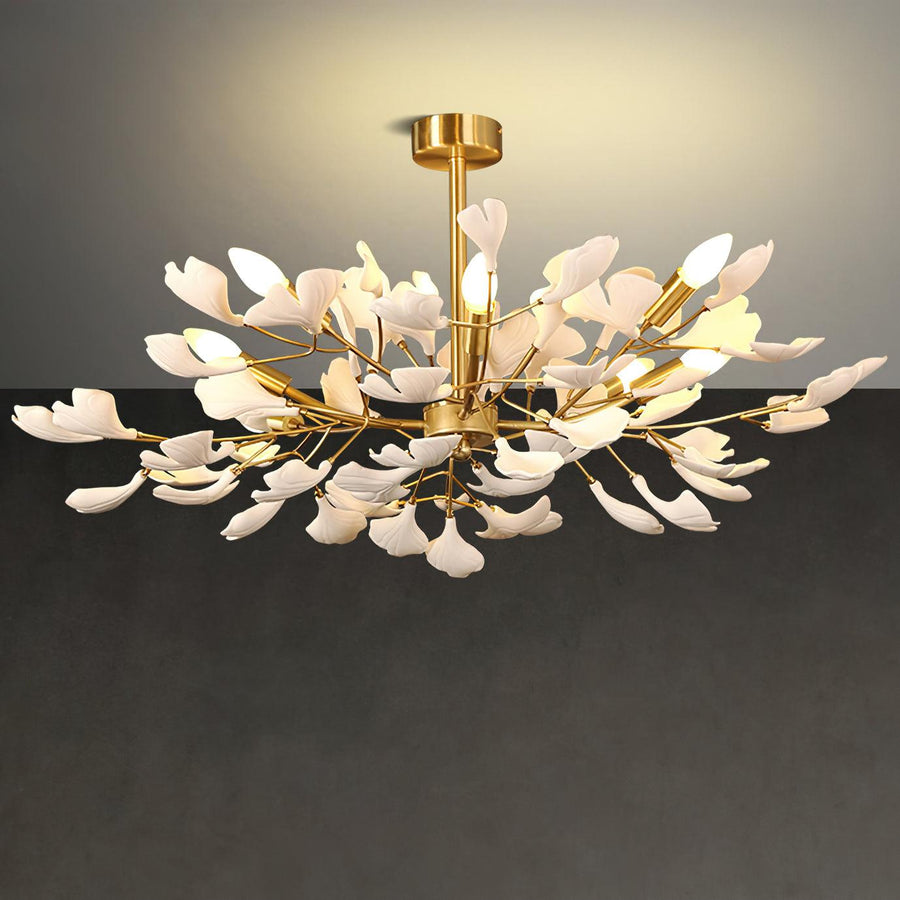 Lustre Cantilène en céramique et métal – vue 3