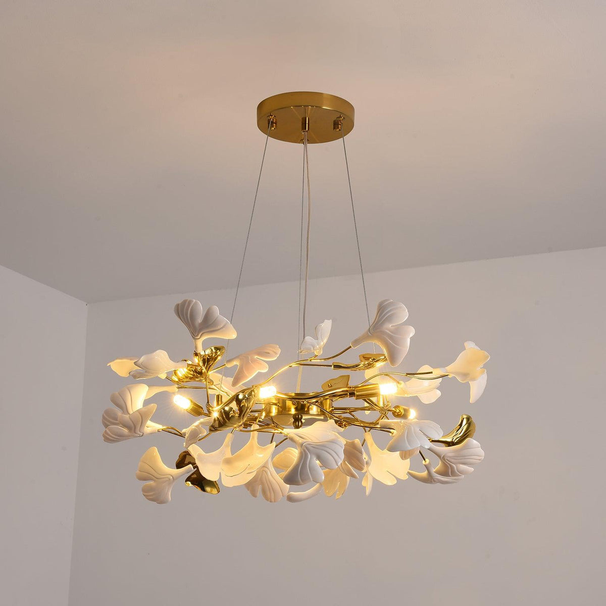 Lustre Gloria en céramique et fer – vue 26