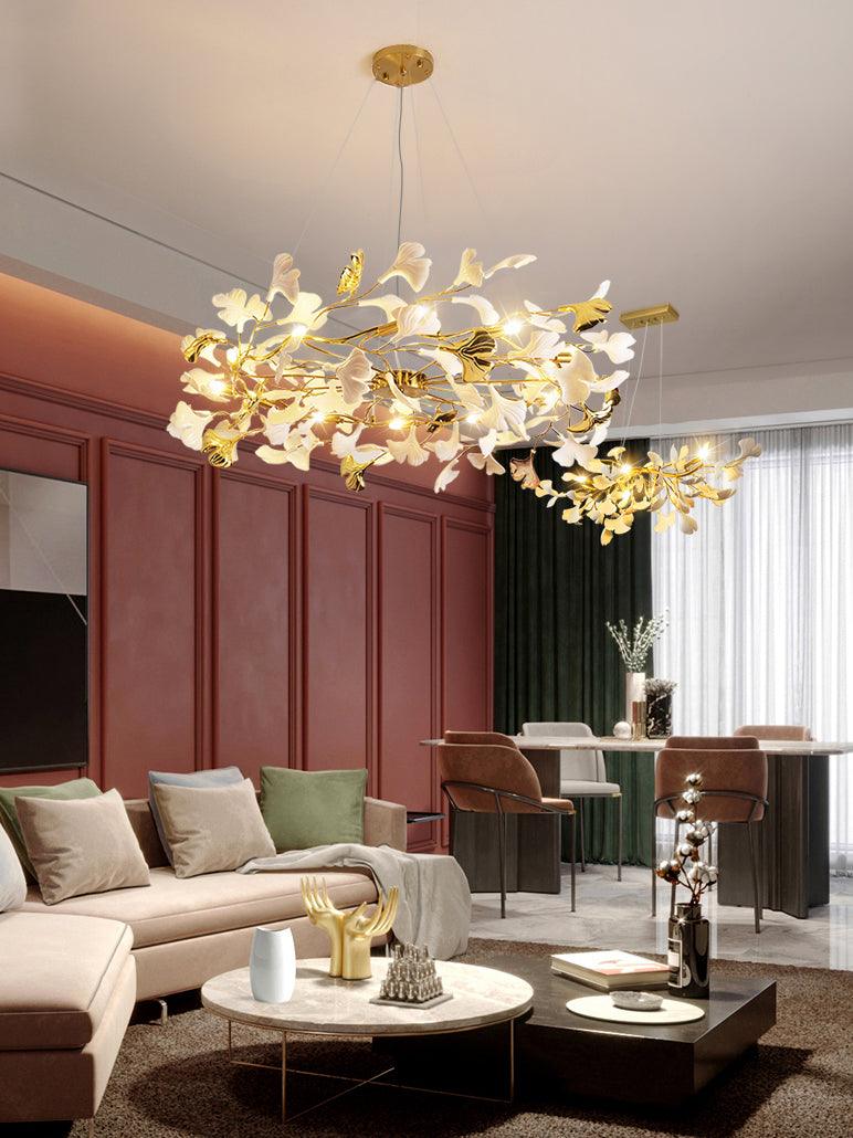 Lustre Gloria en céramique et fer – vue 20