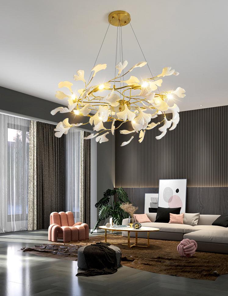 Lustre Gloria en céramique et fer – vue 21