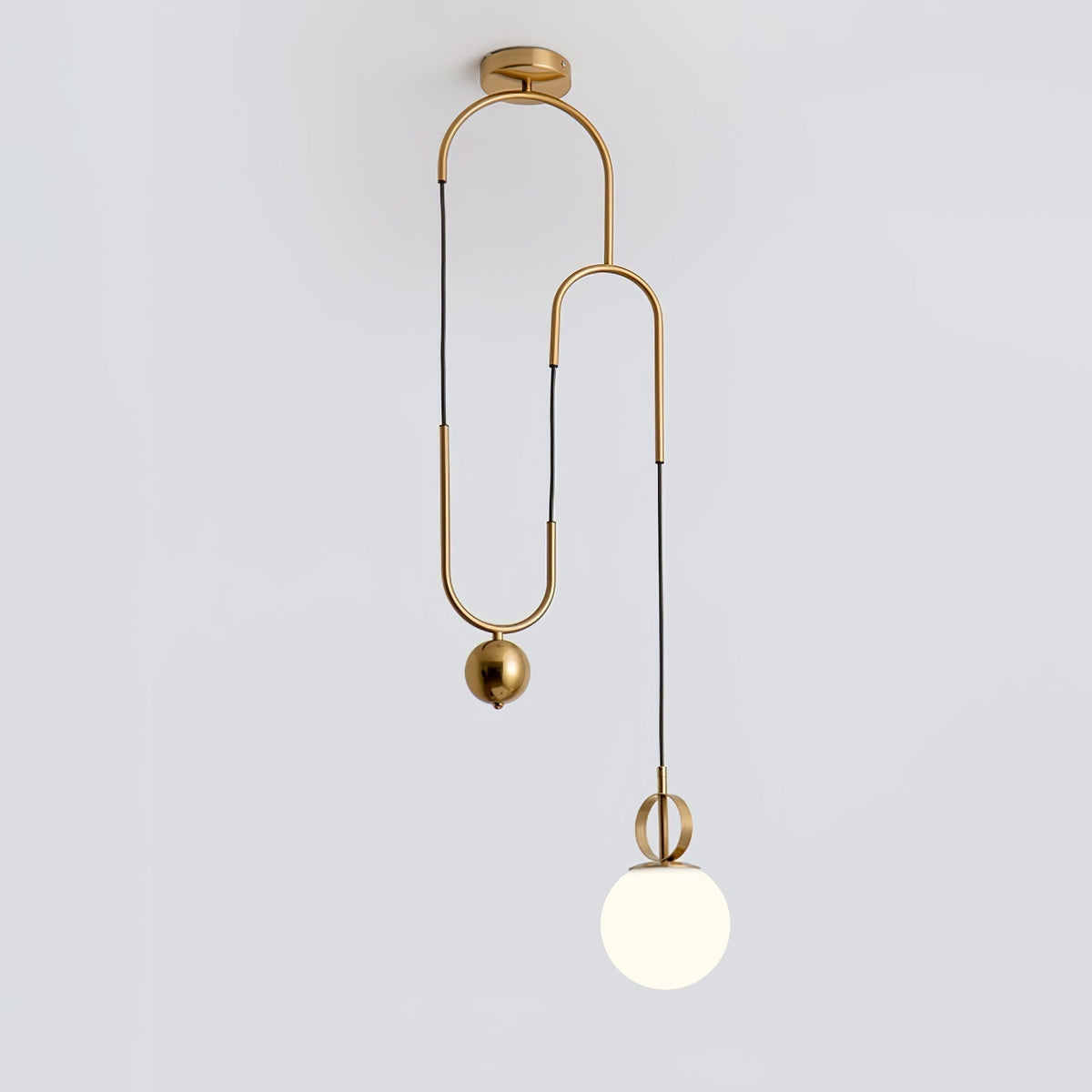 Suspension Chinon en verre et métal – vue 25