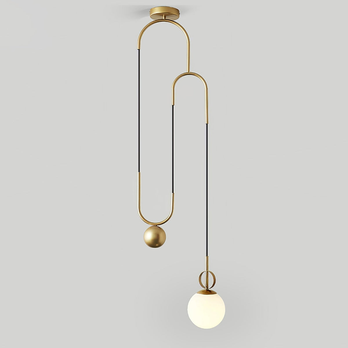 Suspension Chinon en verre et métal – vue 20