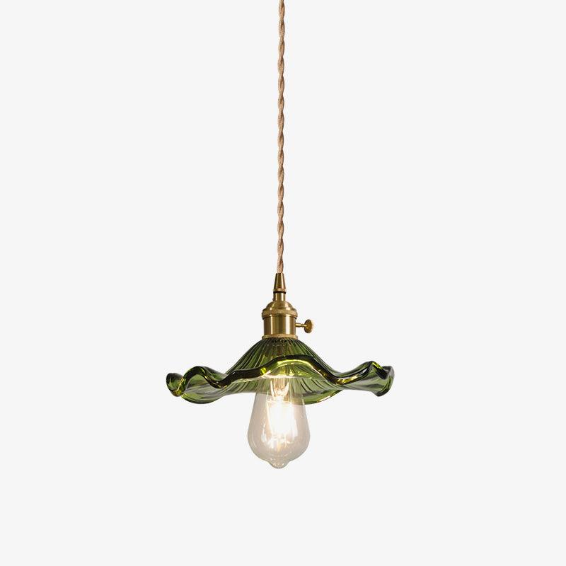 Suspension Arpège en verre et laiton – vue 25
