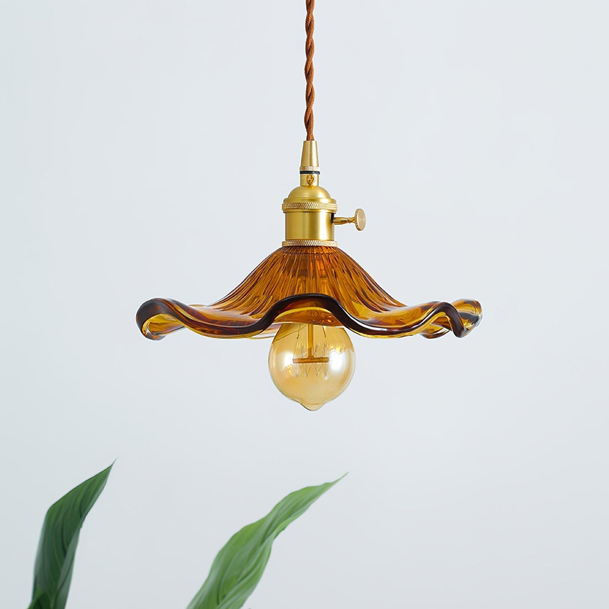 Suspension Arpège en verre et laiton – vue 35
