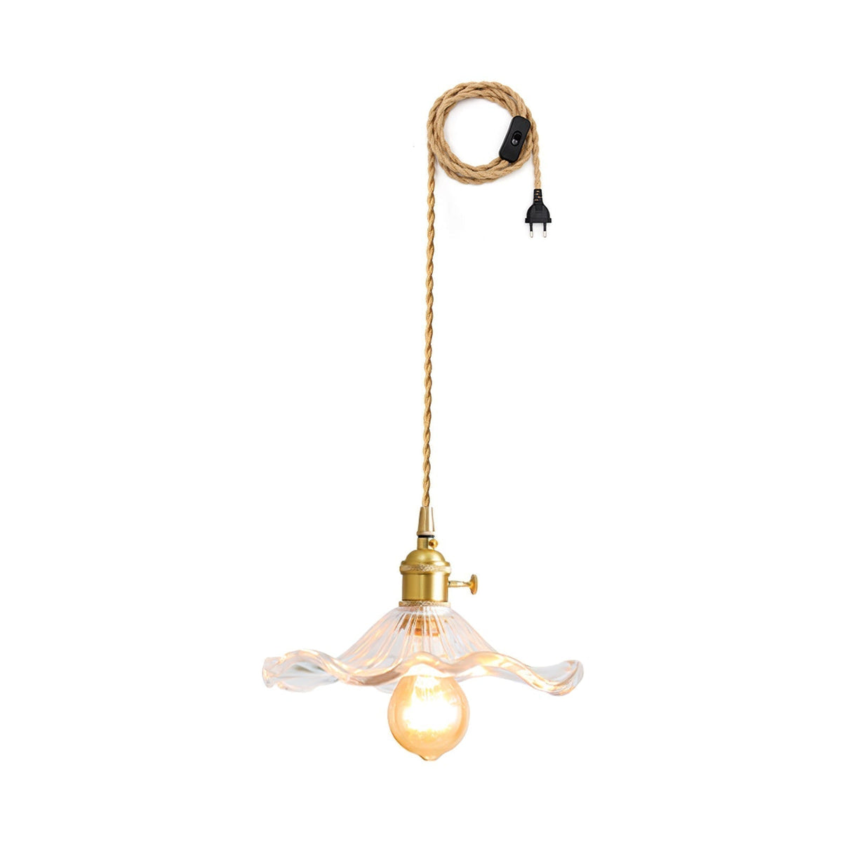 Suspension Arpège en verre et laiton – vue 39