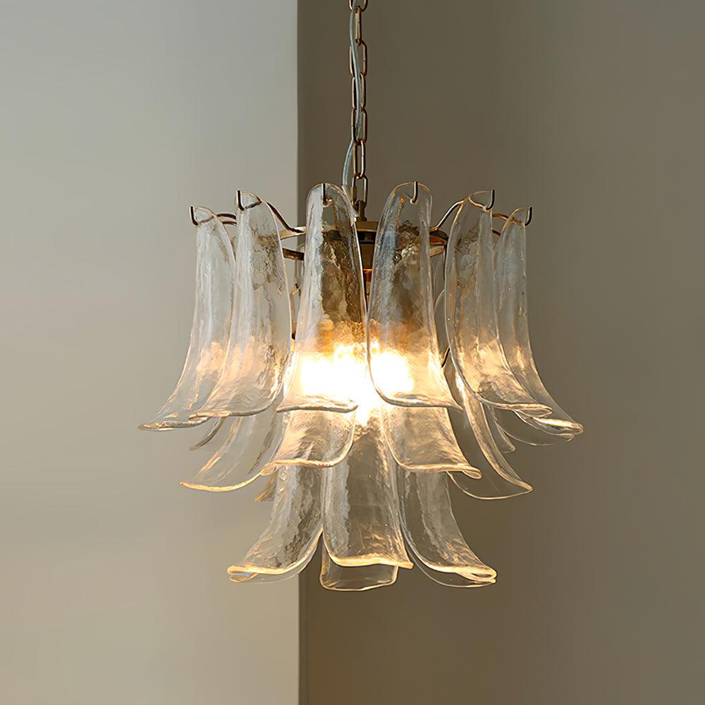 Lustre Colombe en verre et métal – vue 151