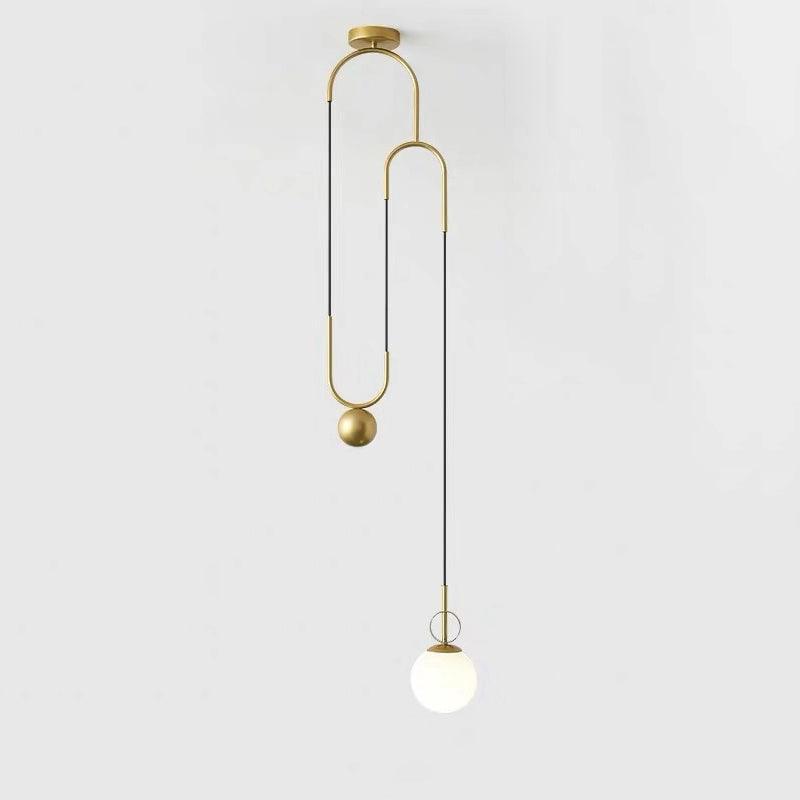 Suspension Chinon en verre et métal – vue 13