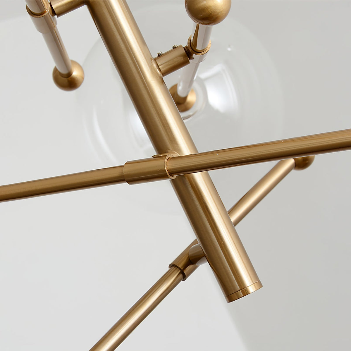 Lustre Boudoir en verre et métal – vue 14