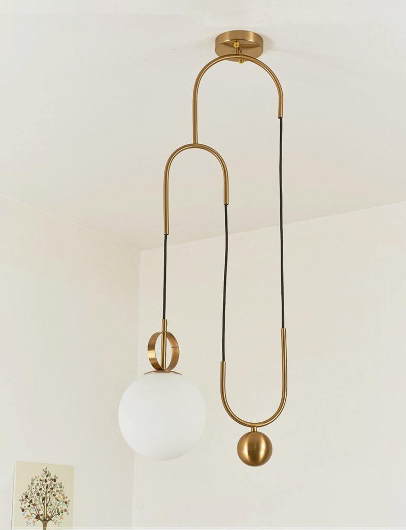 Suspension Chinon en verre et métal – vue 48