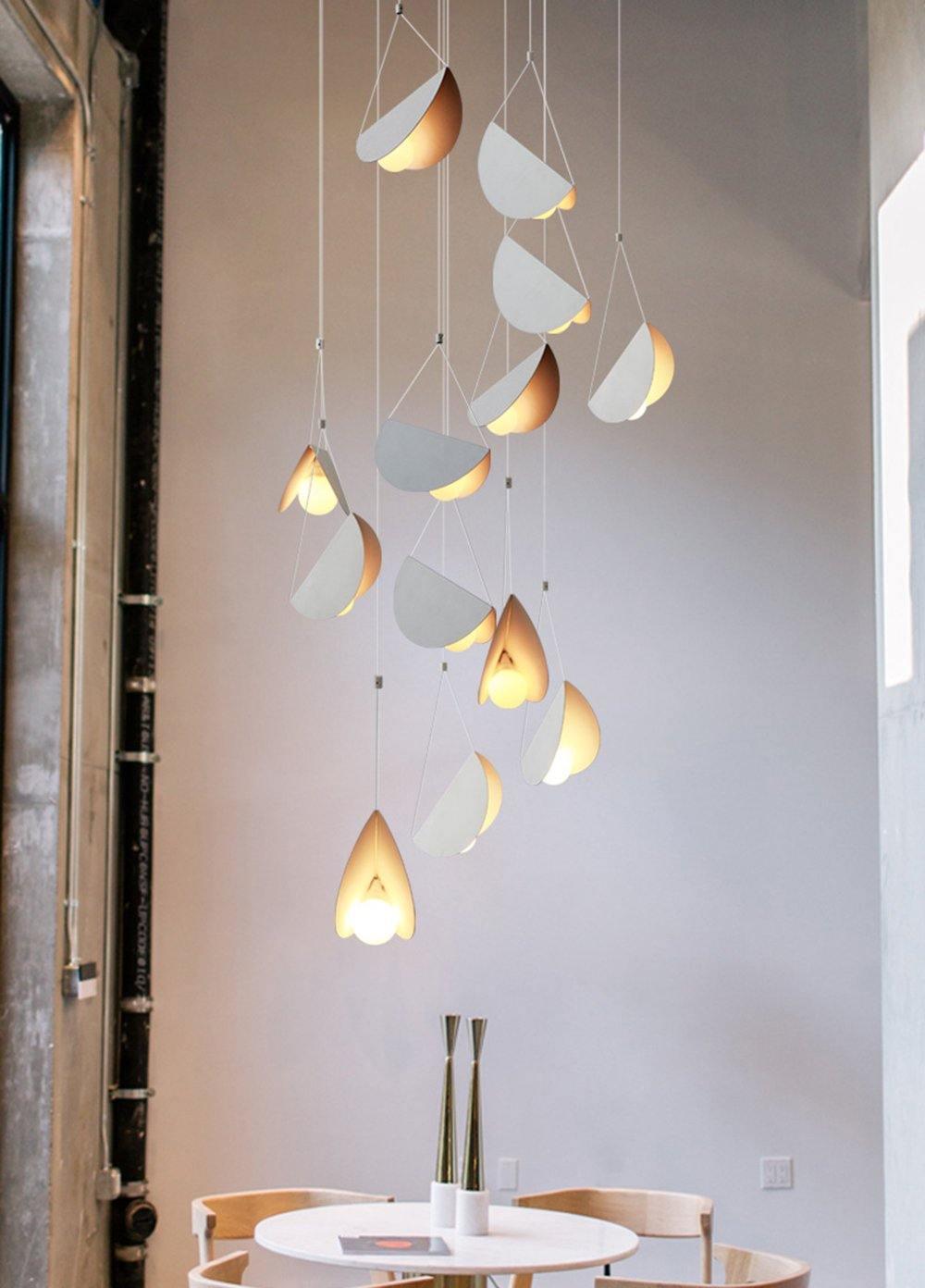 Suspension Cahors en verre et fer – vue 41