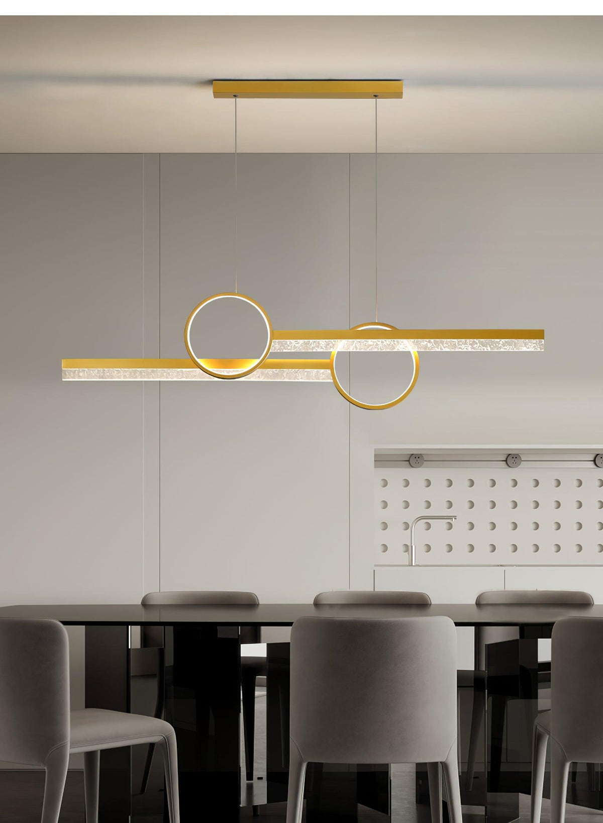 Suspension Viorne en fer – vue 2
