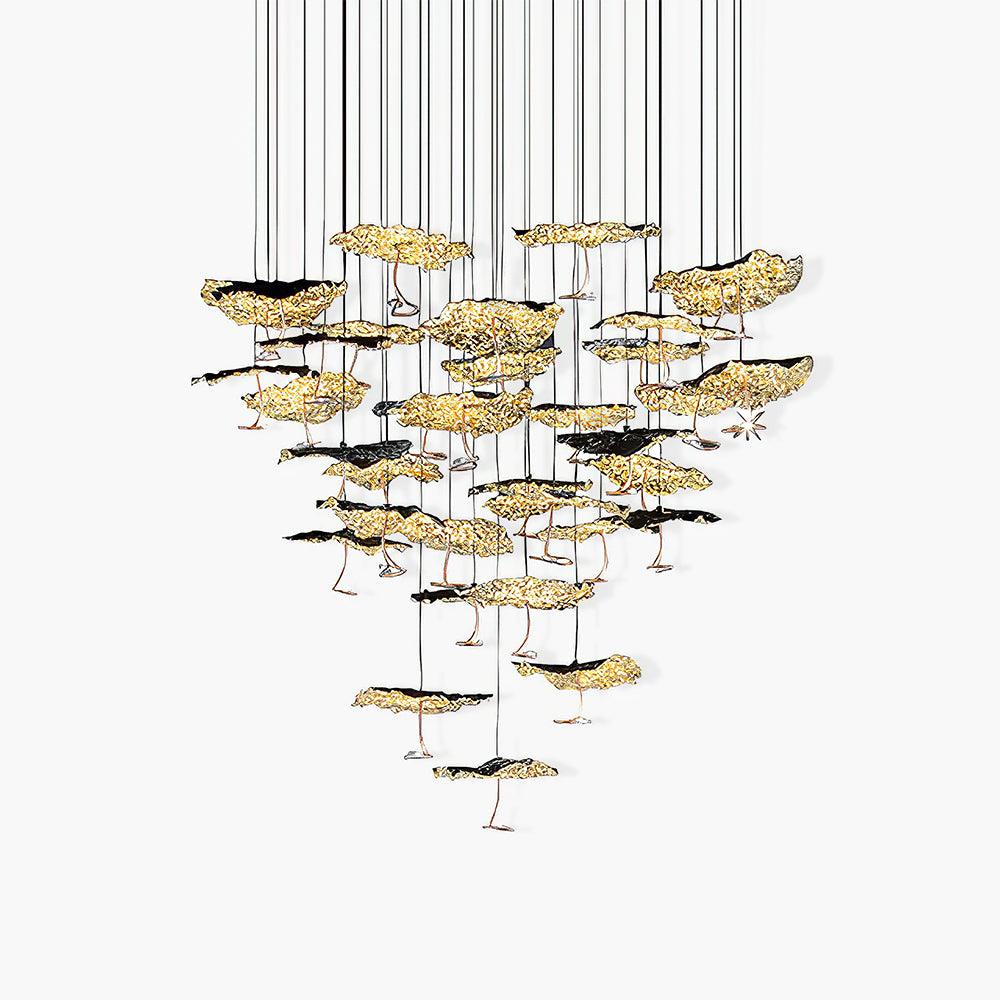 Lustre Joséphine en laiton – vue 14