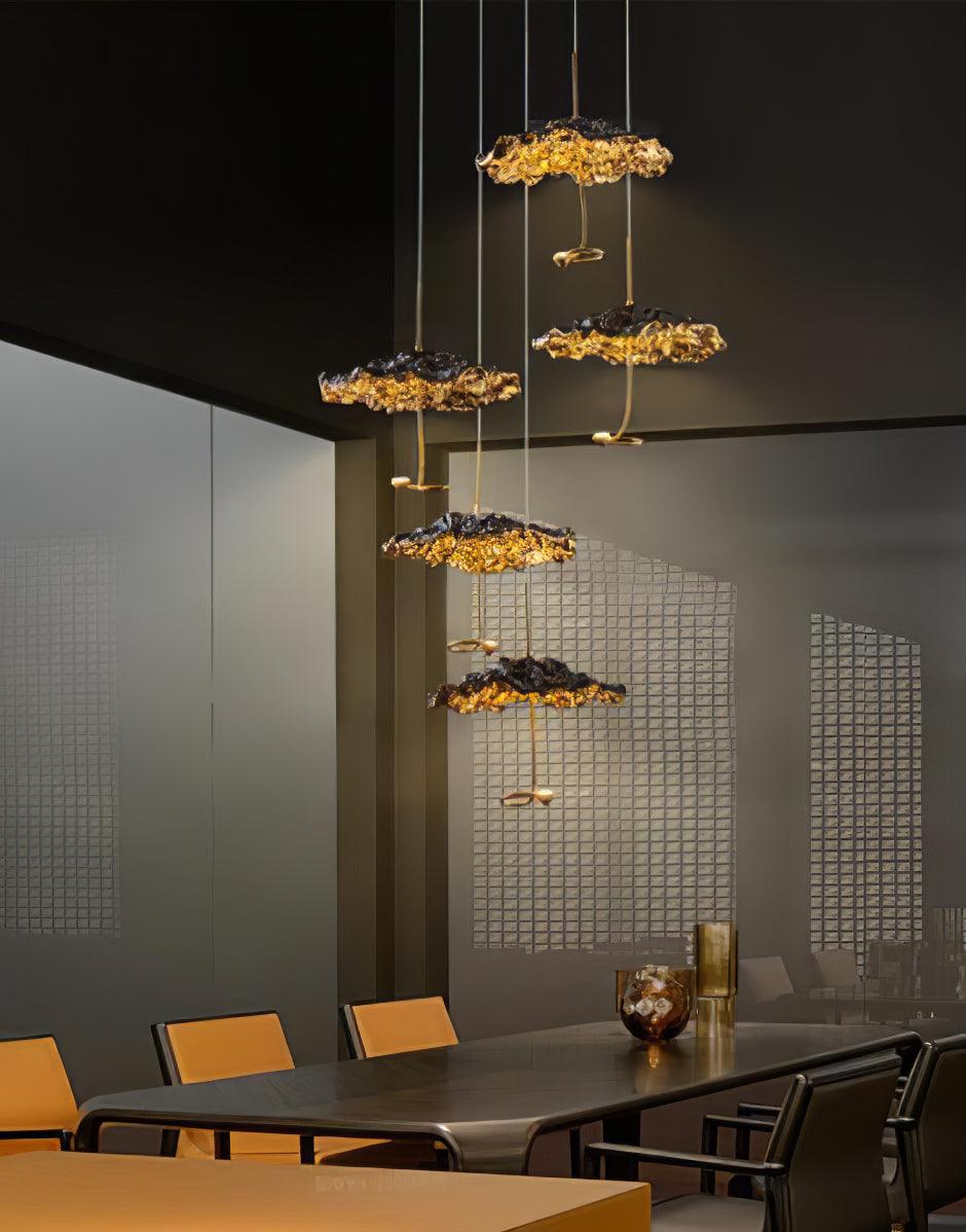 Lustre Joséphine en laiton – vue 29
