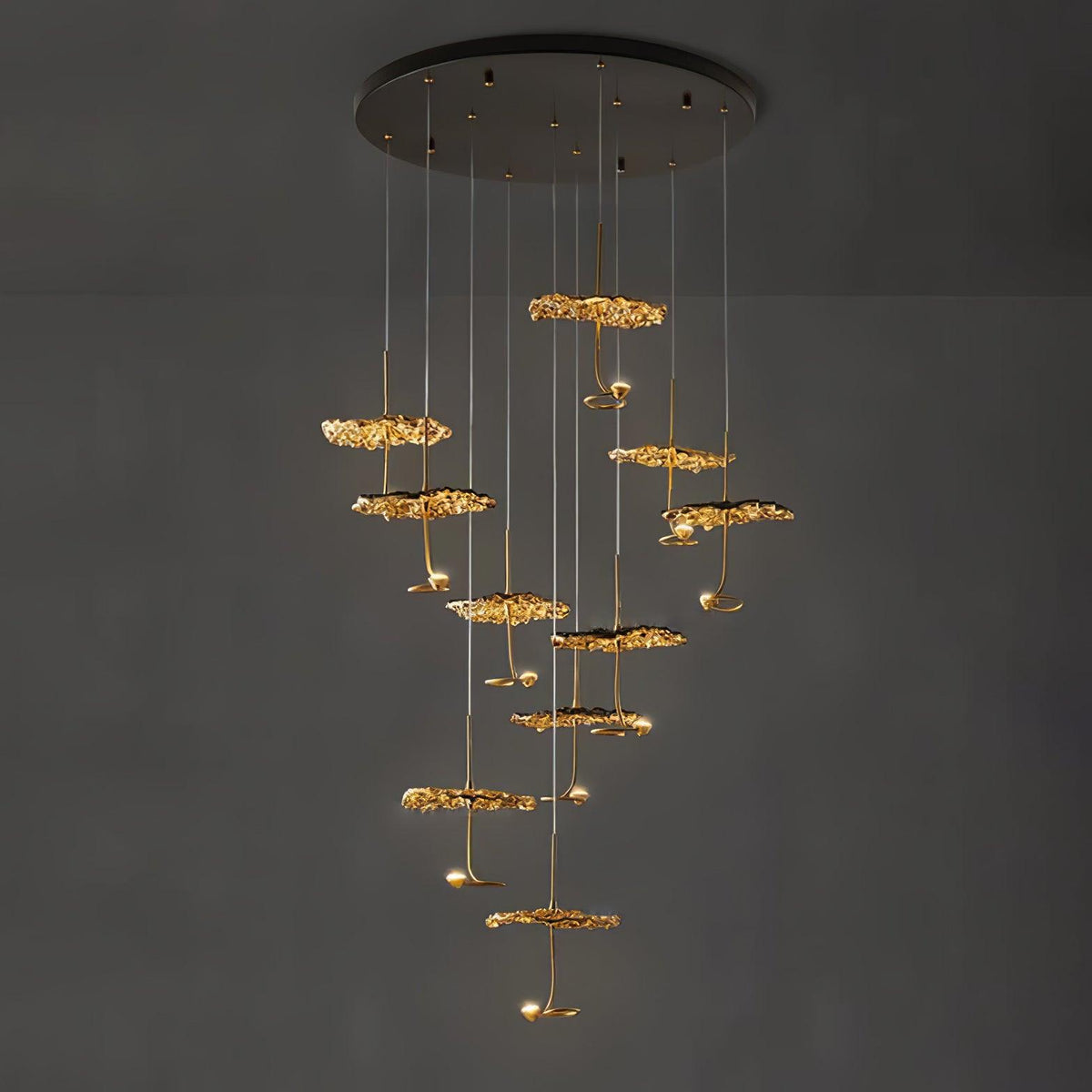 Lustre Joséphine en laiton – vue 32
