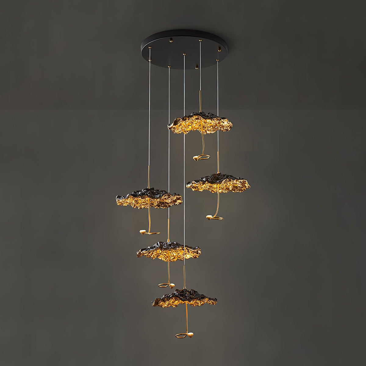 Lustre Joséphine en laiton – vue 68