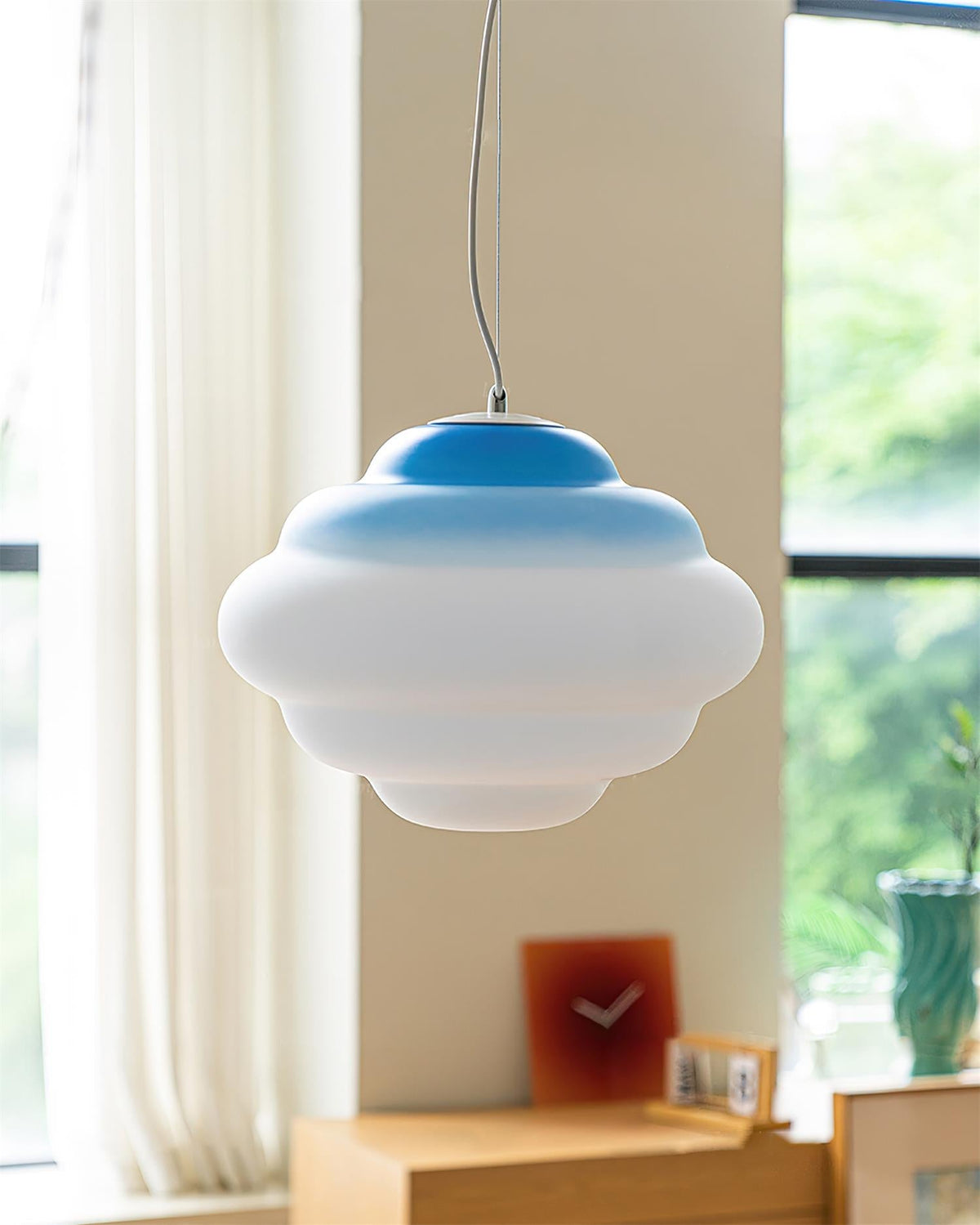 Suspension Lorette en verre et métal – vue 15