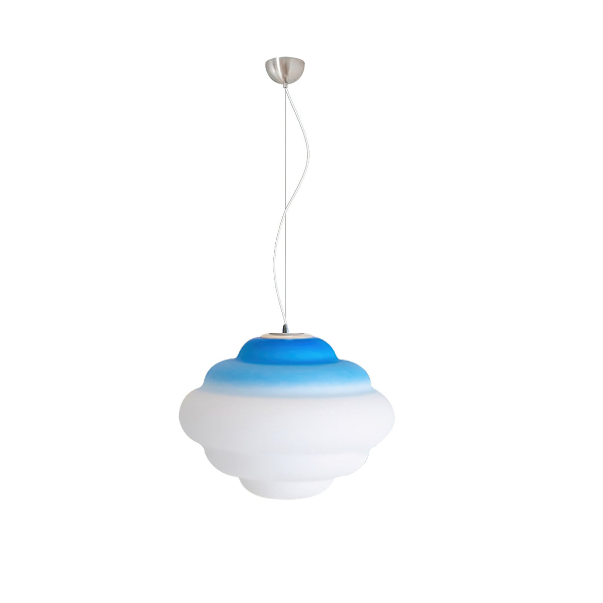 Suspension Lorette en verre et métal – vue 34