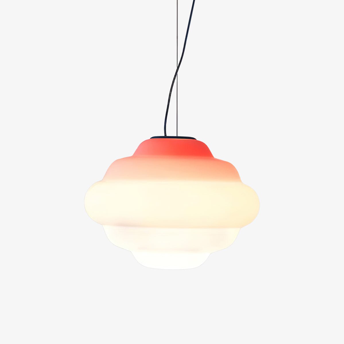 Suspension Lorette en verre et métal – vue 19