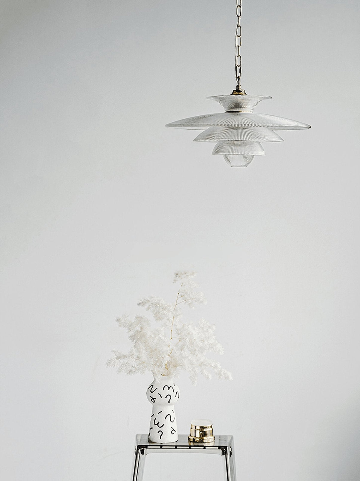 Suspension Sisteron en verre et métal – vue 17