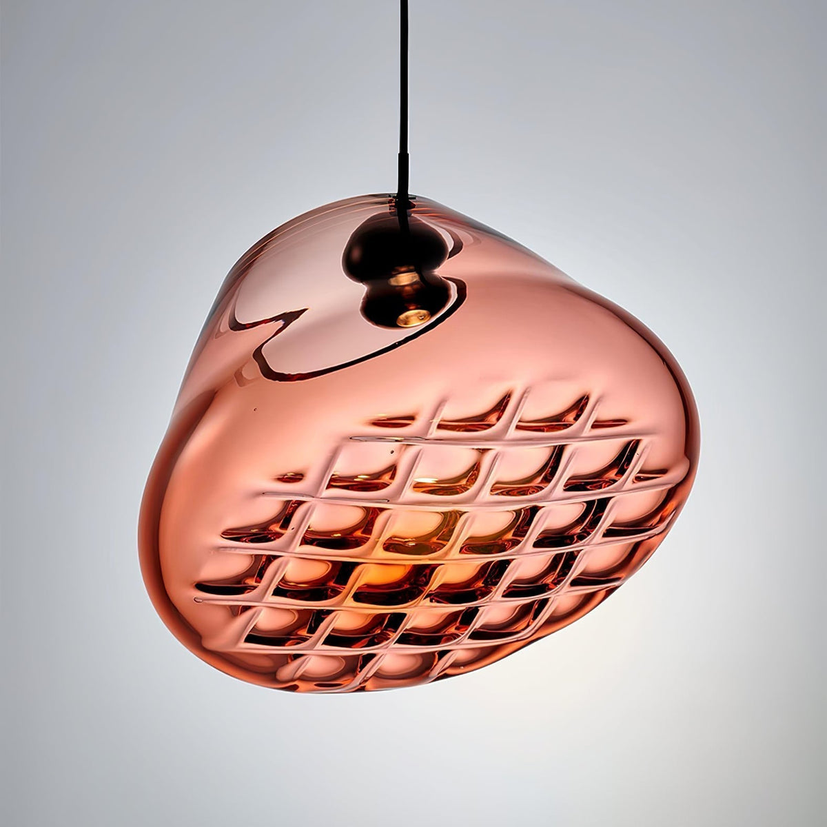 Suspension Florentine en verre et métal – vue 14