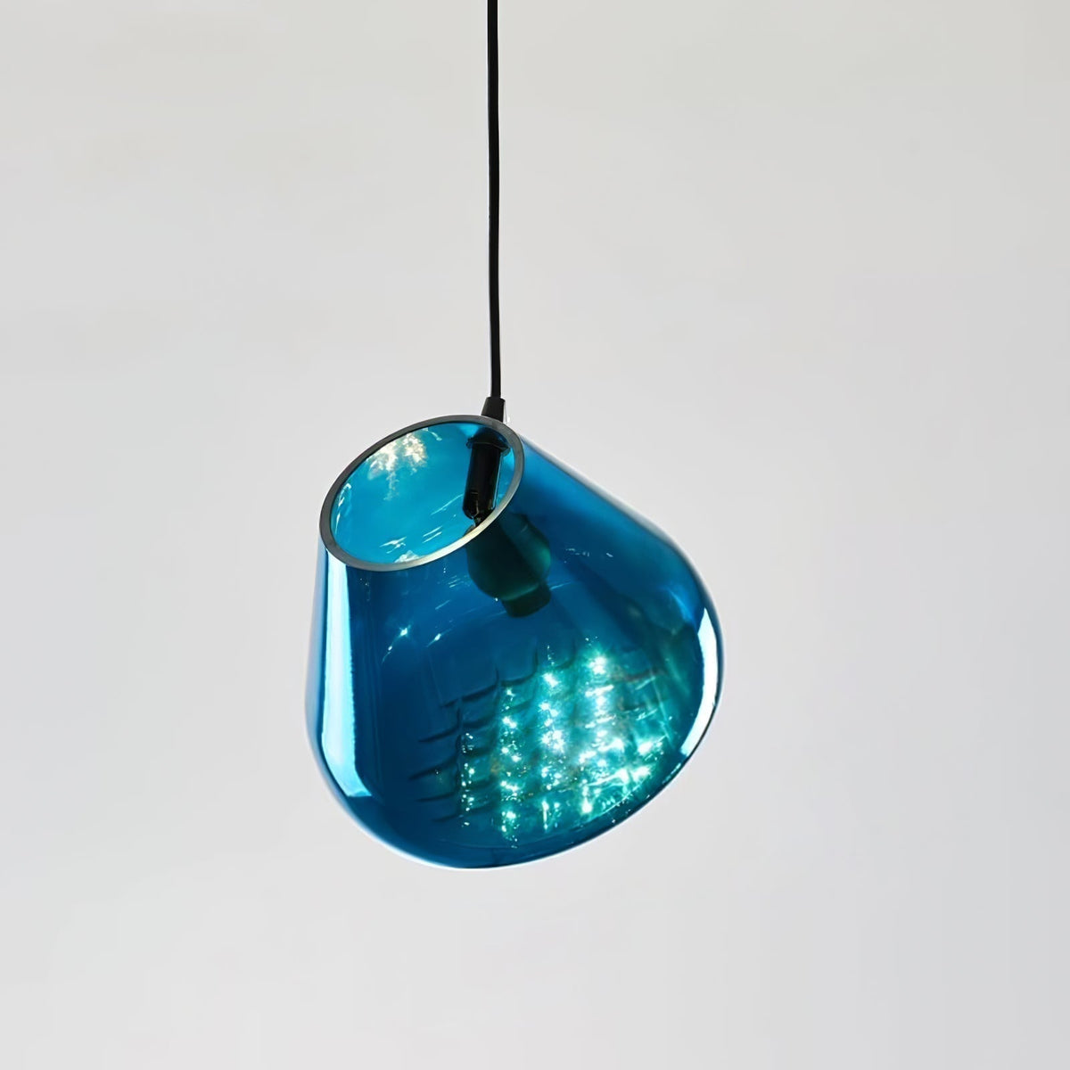 Suspension Florentine en verre et métal – vue 48